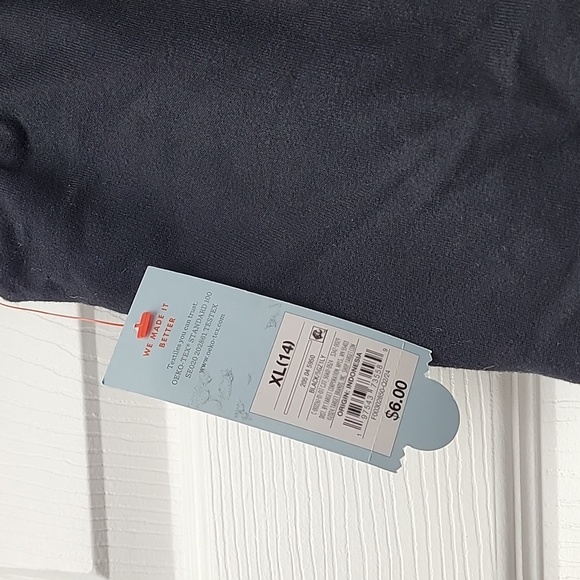 Girls Black Shorts Drawstring Pockets Size XL (14) NWT - Picture 3 of 5